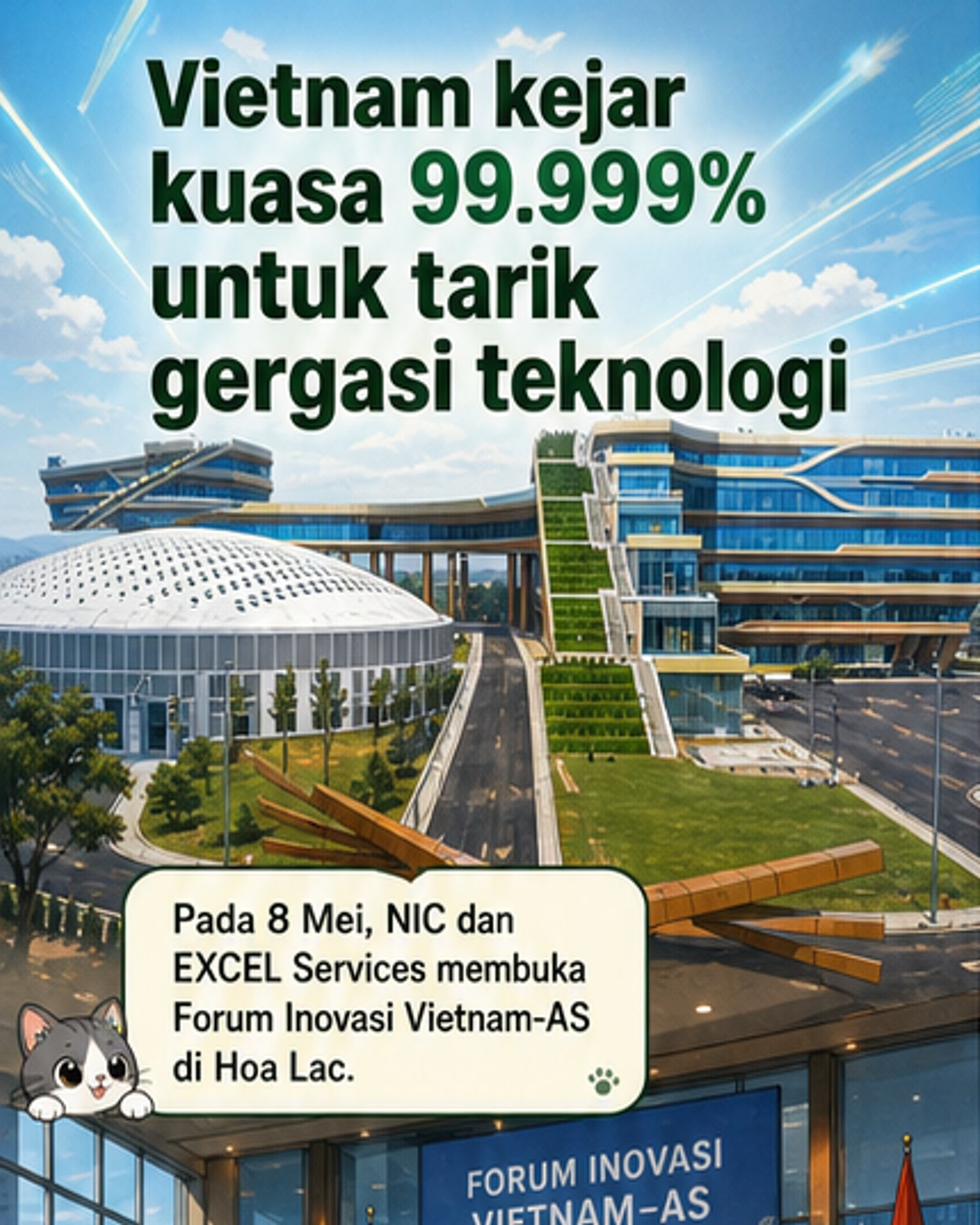 Vietnam, AS lancar tenaga canggih untuk teknologi masa depan