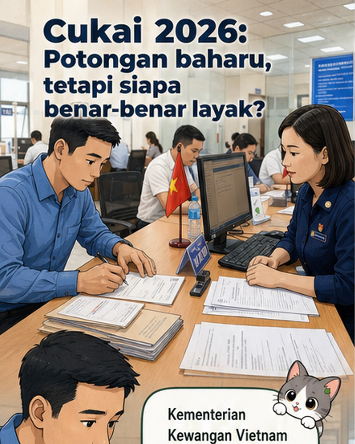 Cukai peribadi Vietnam: Peraturan baharu bermula Julai 2026