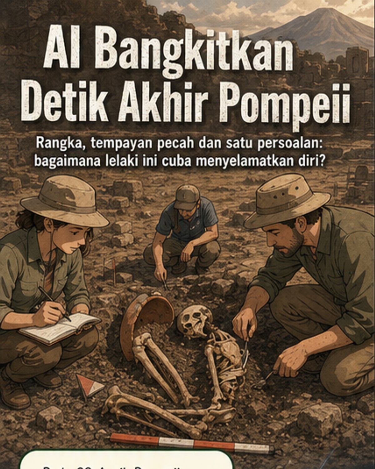 AI dedah wajah terakhir mangsa Pompeii