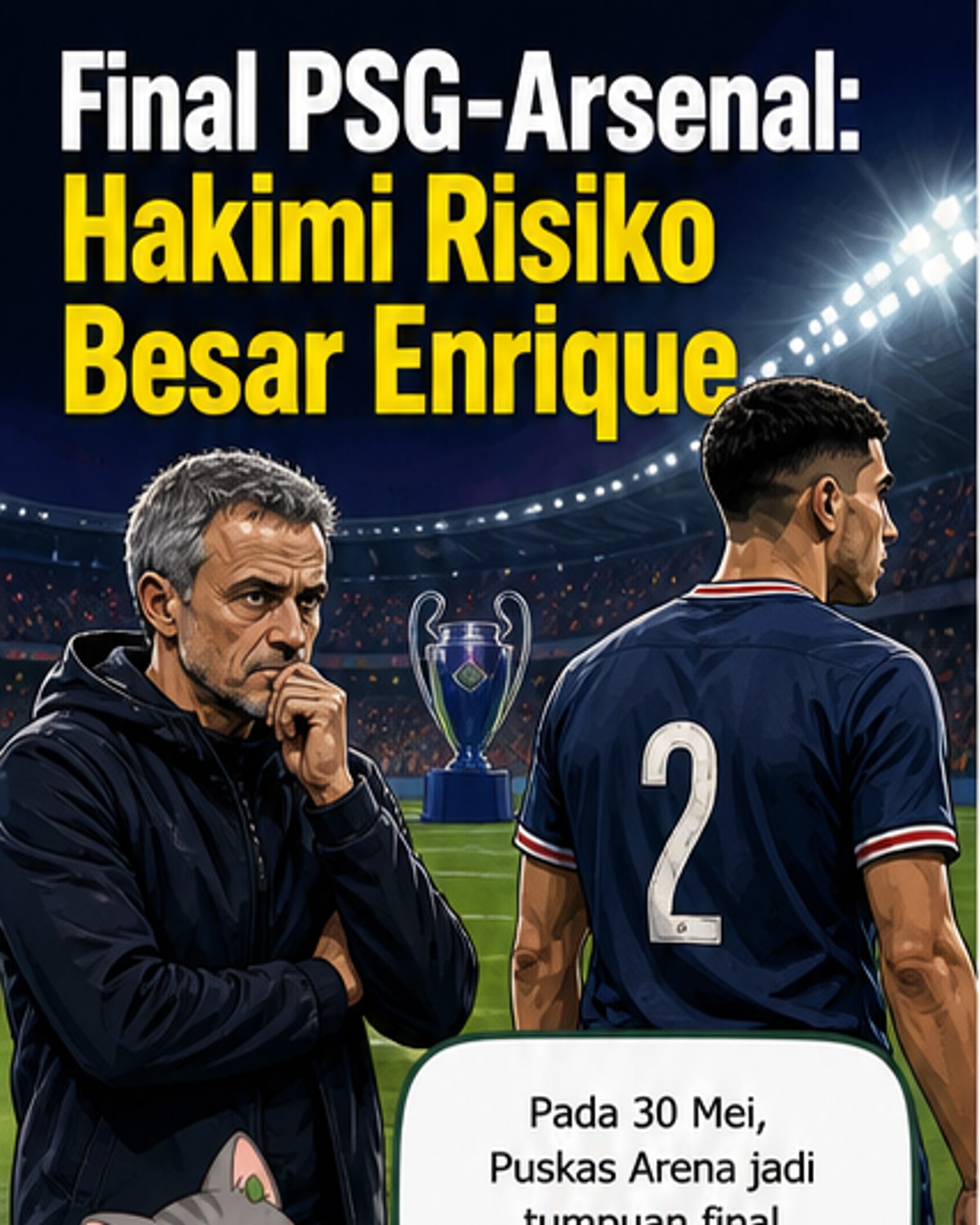 PSG vs Arsenal: Keputusan Akhir Hakimi?