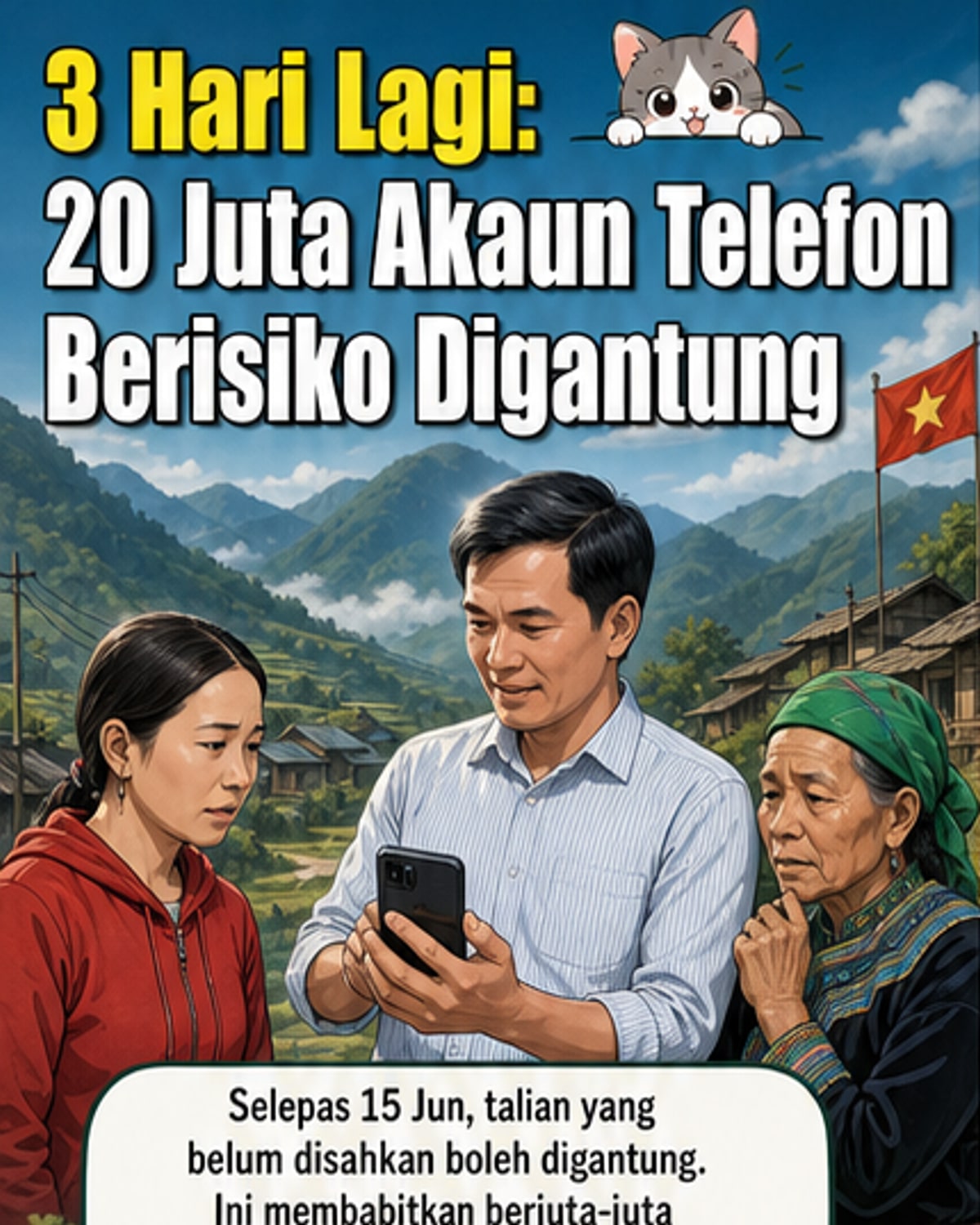 20 juta pelanggan diambang gantung perkhidmatan