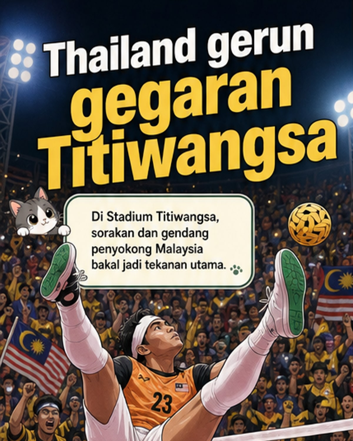 Stadium Titiwangsa 'gelanggang keramat' untuk Malaysia?