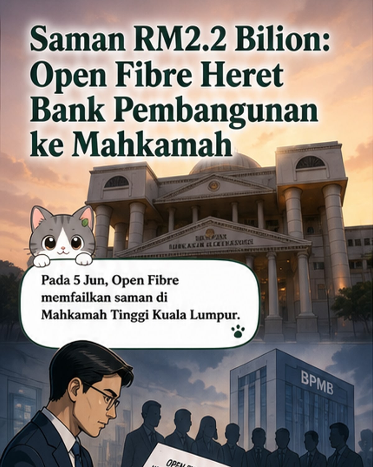Syarikat Saman Bank Pembangunan RM2.2 Bilion