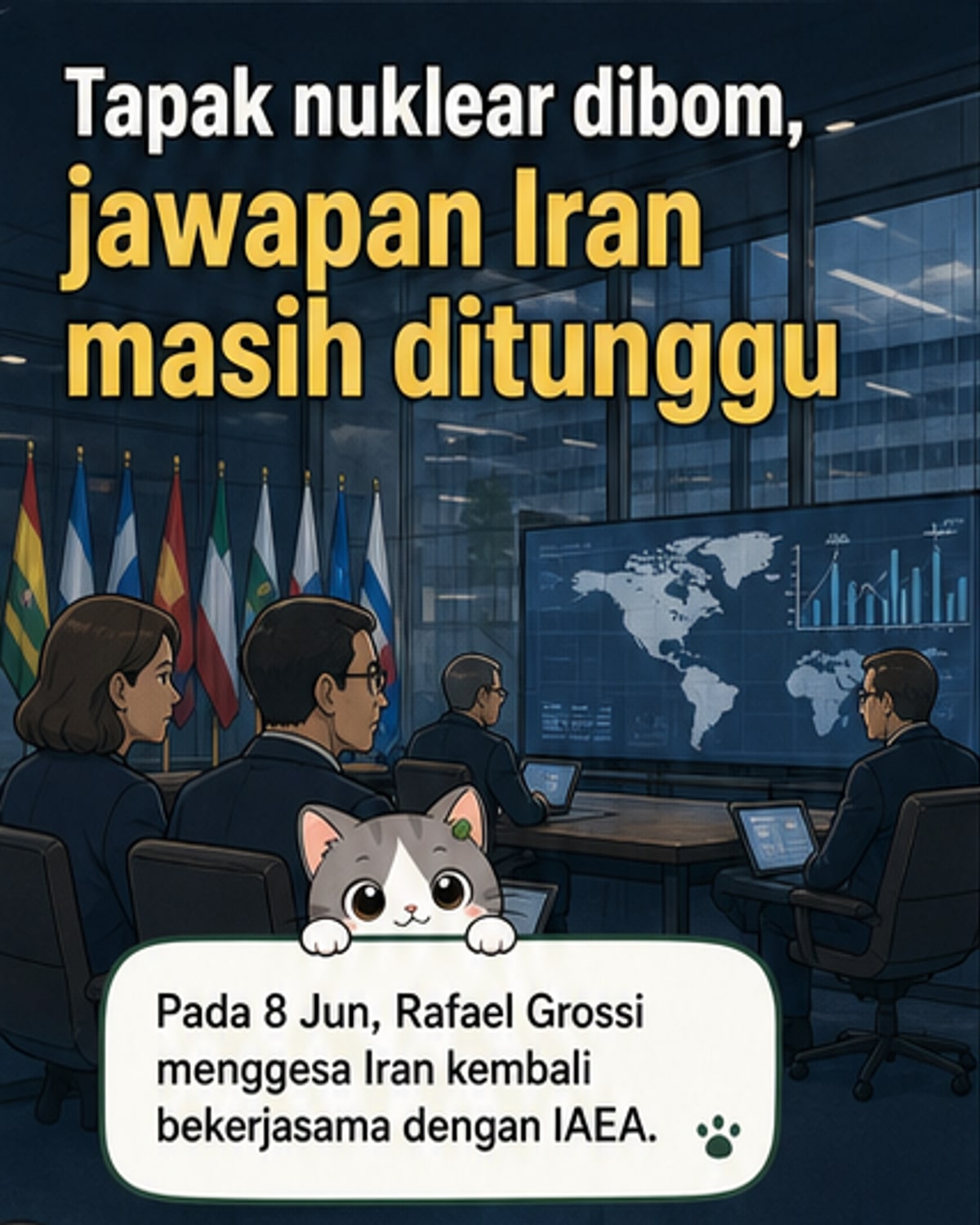 IAEA gesa Iran pulih kerjasama nuklear