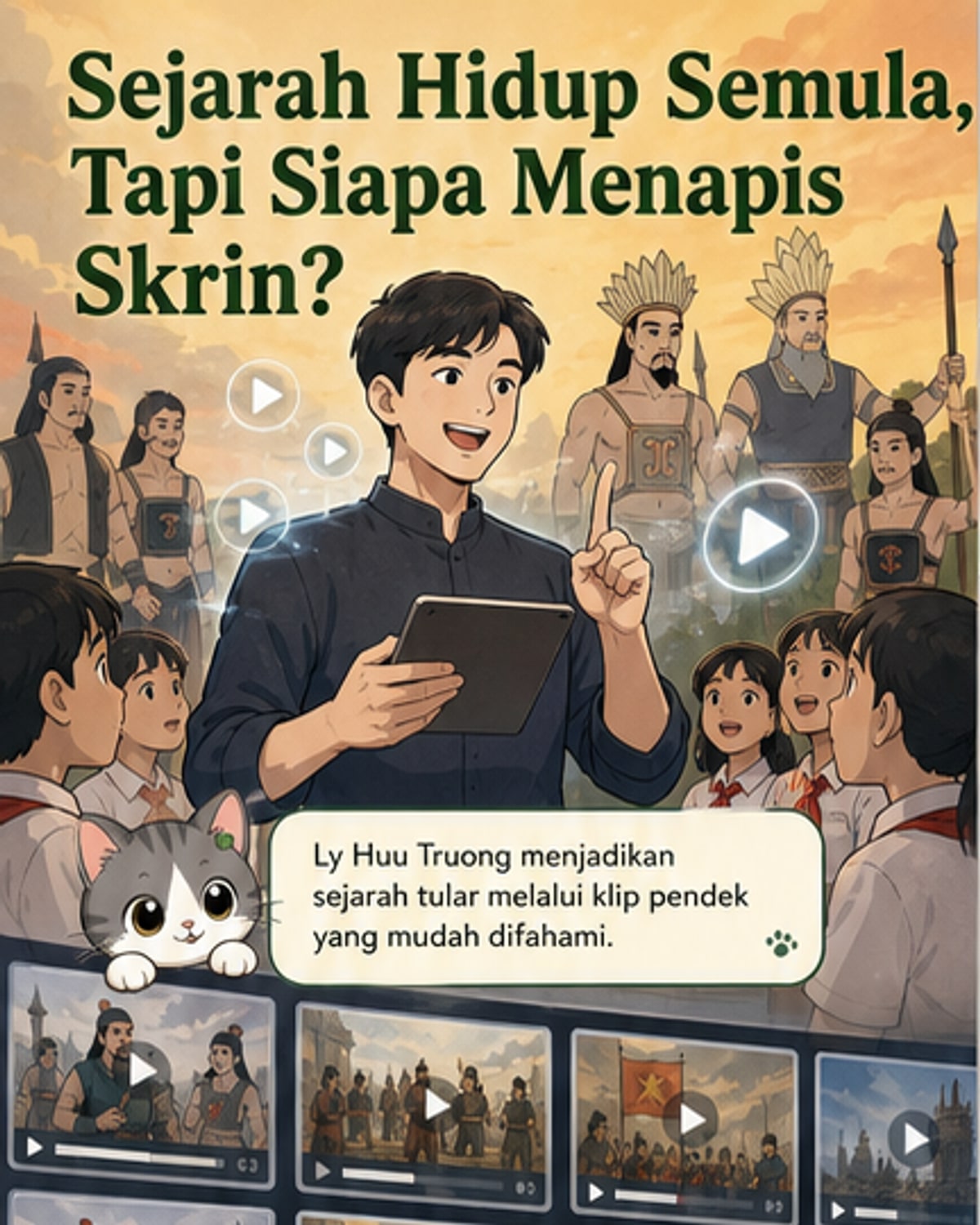 Teknologi Ubah Cara Belajar Sejarah