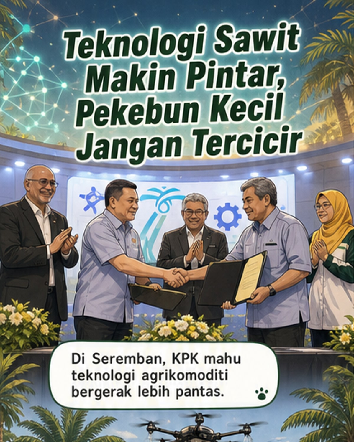 Teknologi pertanian pintar untuk pekebun kecil