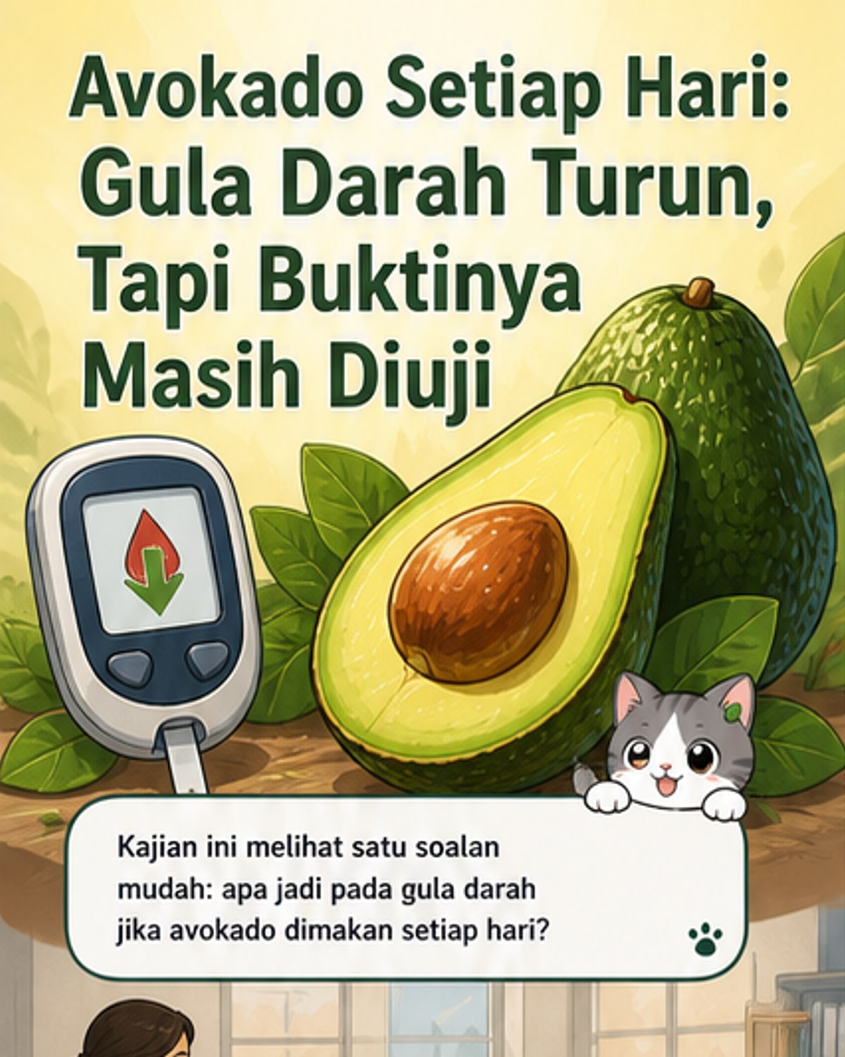 Avokado harian turunkan beban glisemik?