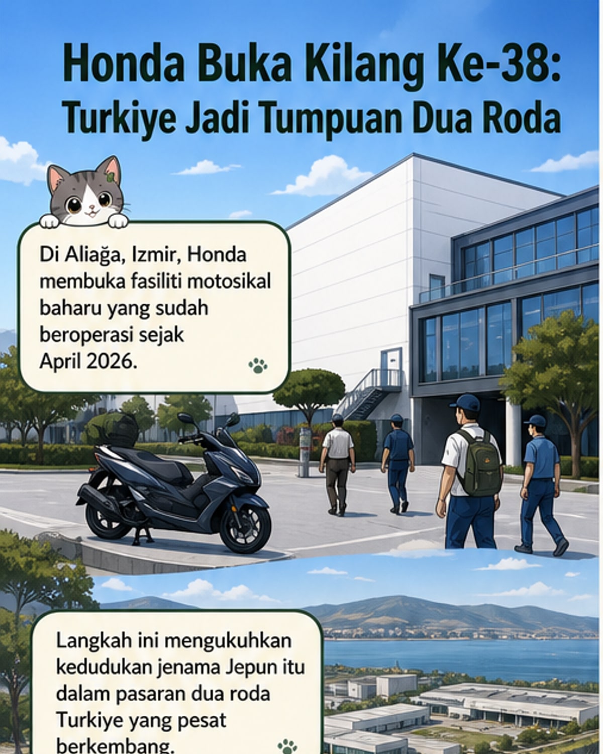 Honda buka kilang motosikal baharu di Turkiye