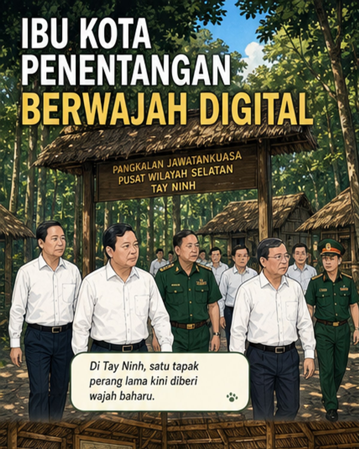Tapak bersejarah guna 3D hidupkan kembali 'Ibu Kota Perlawanan'