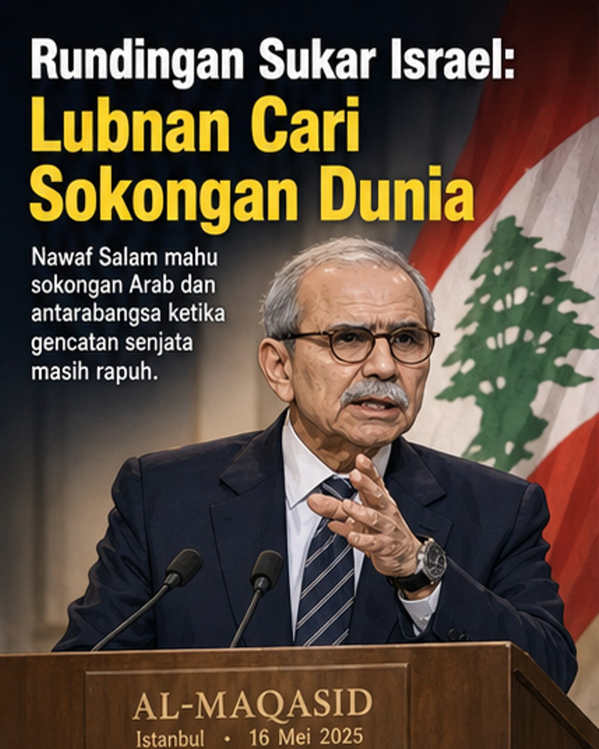 Lubnan mohon sokongan global hadapi Israel