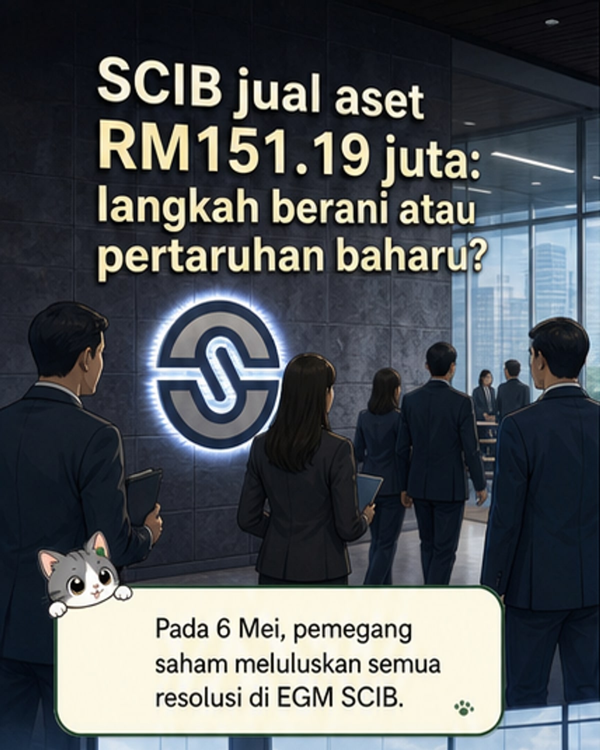 SCIB lancar pelupusan aset RM151 juta