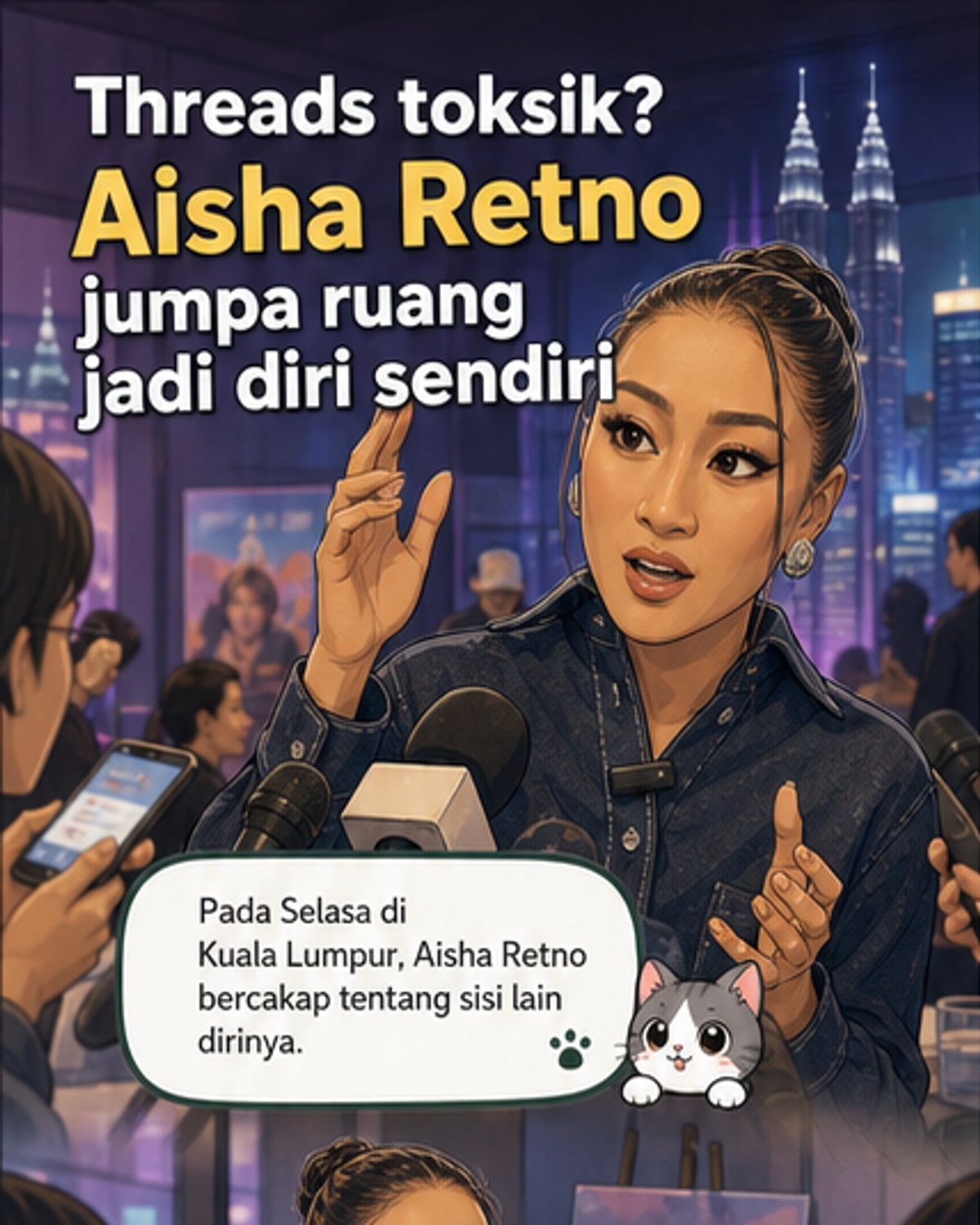 Aisha Retno dan Dunia 'Ratu Kacip' di Threads