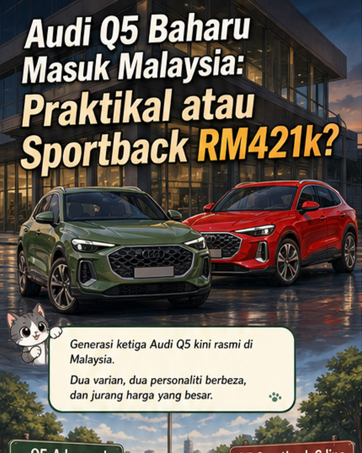 Audi Q5 Baharu Tiba di Malaysia