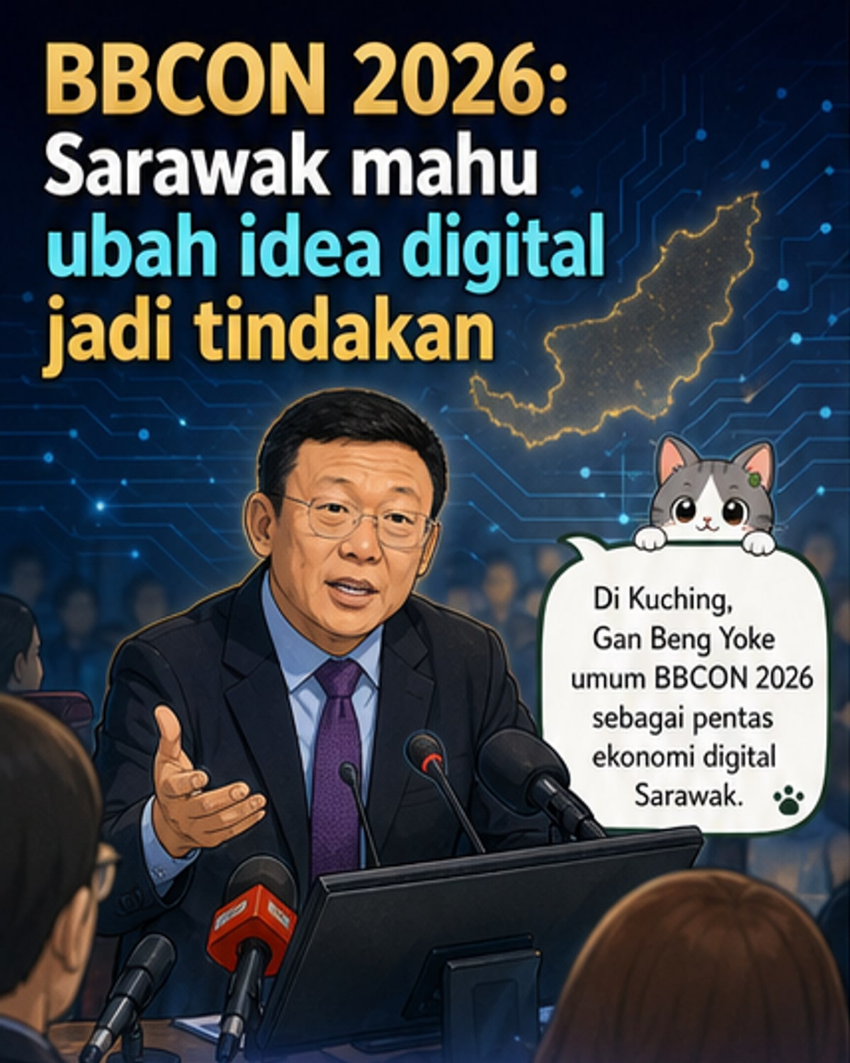 BBCON 2026 bina masa depan digital Sarawak