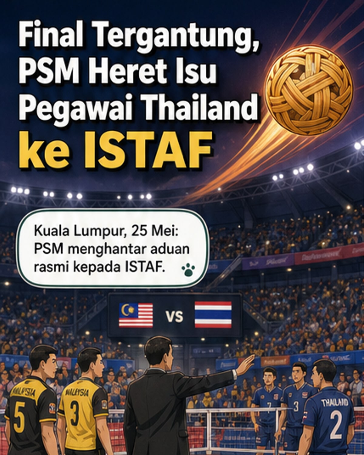 Malaysia aduan pegawai Thailand curi masuk ke gelanggang