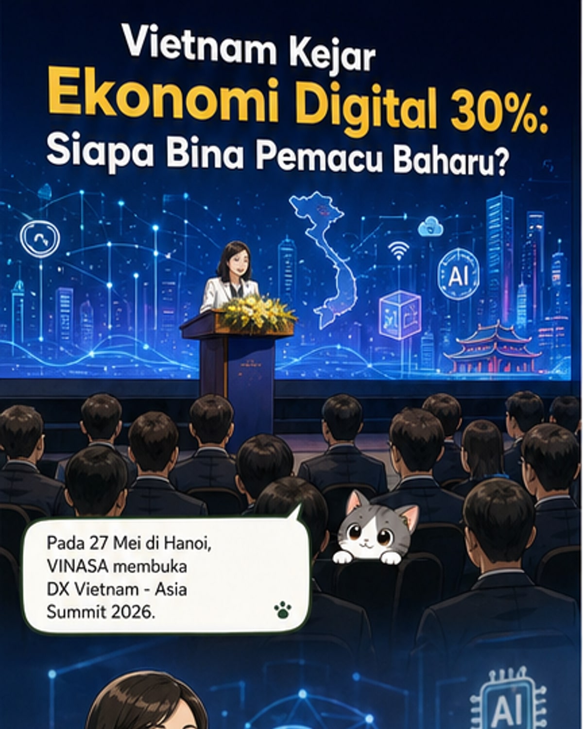 Vietnam mahu ekonomi digital 30% KDNK menjelang 2030