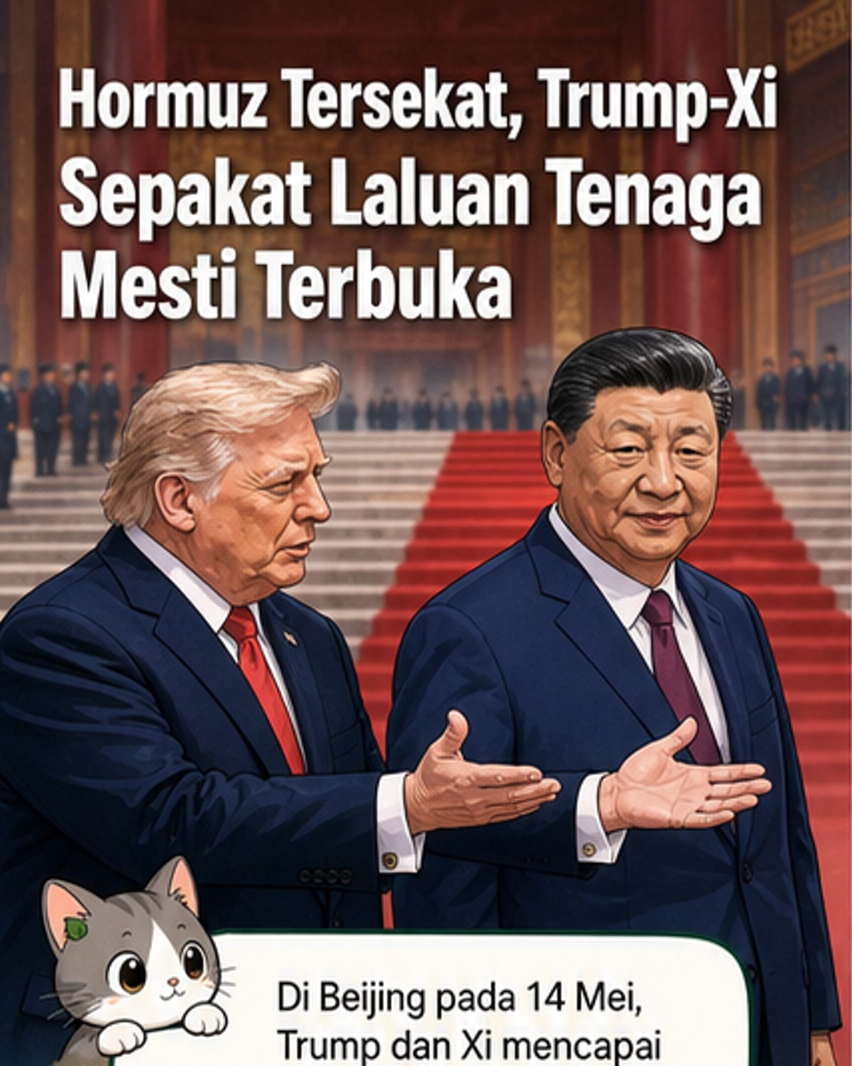 AS dan China sepakat Selat Hormuz kekal terbuka