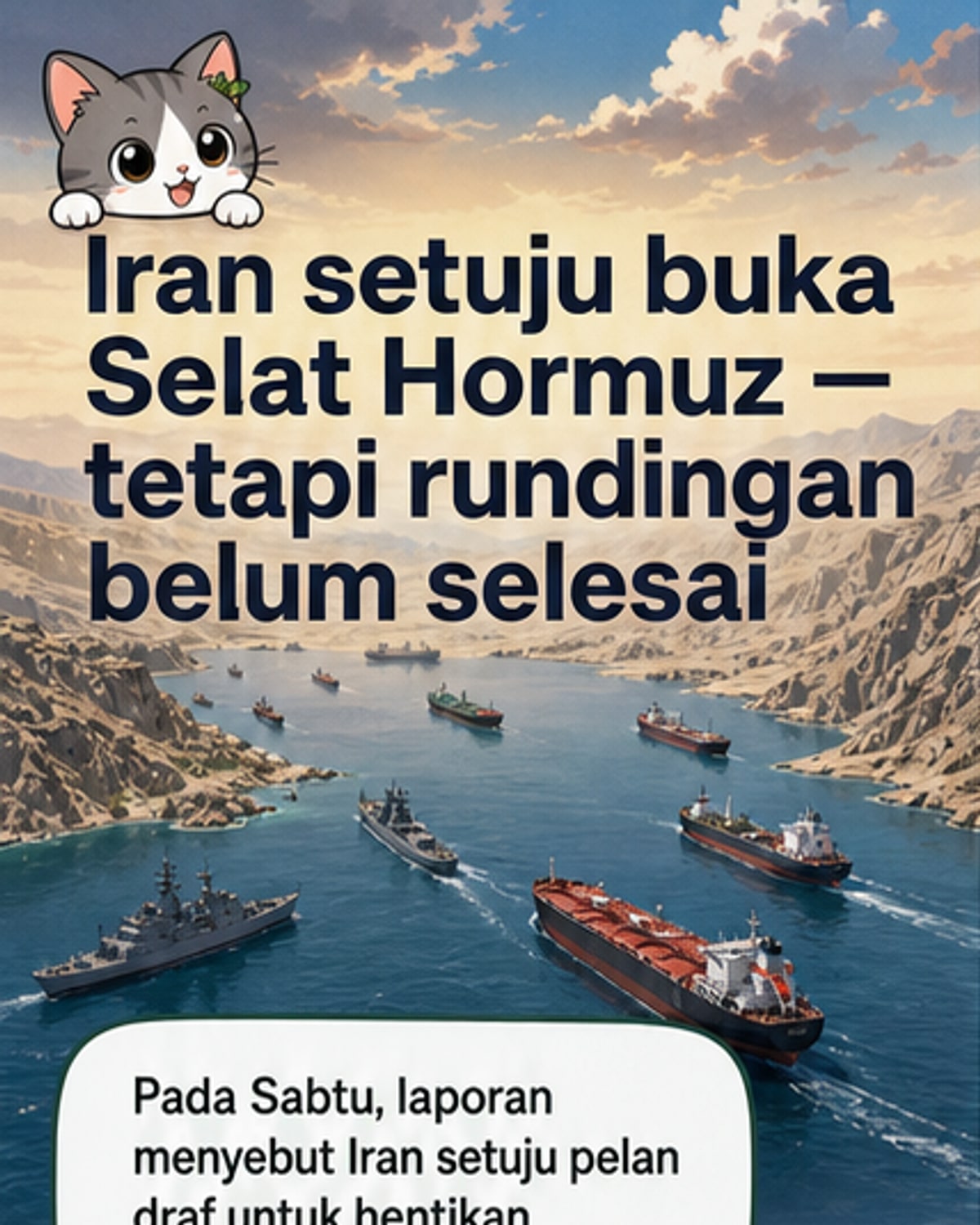 Iran Setuju Rancangan Akhiri Pertempuran