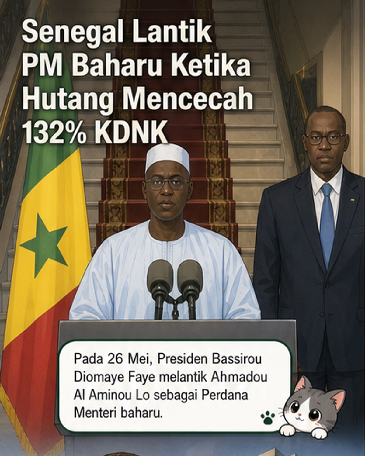 Senegal Lantik PM Baharu Hadapi Krisis Hutang