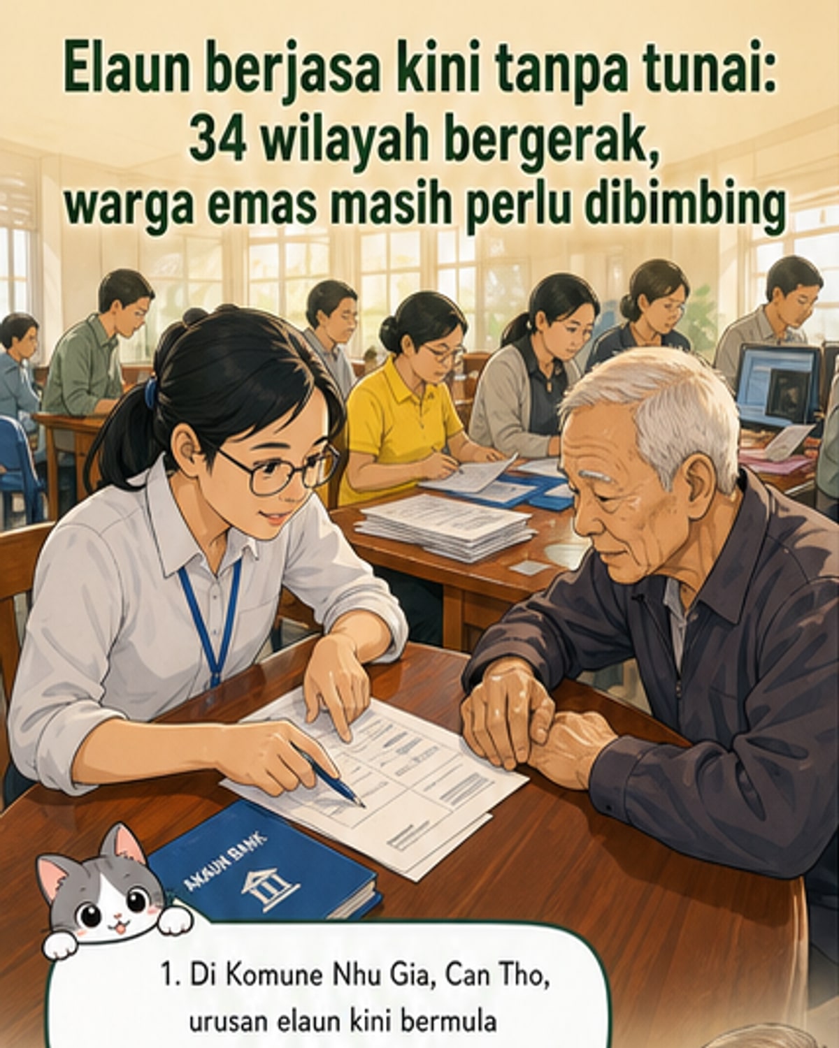 Semua wilayah Vietnam bayar elaun tanpa tunai