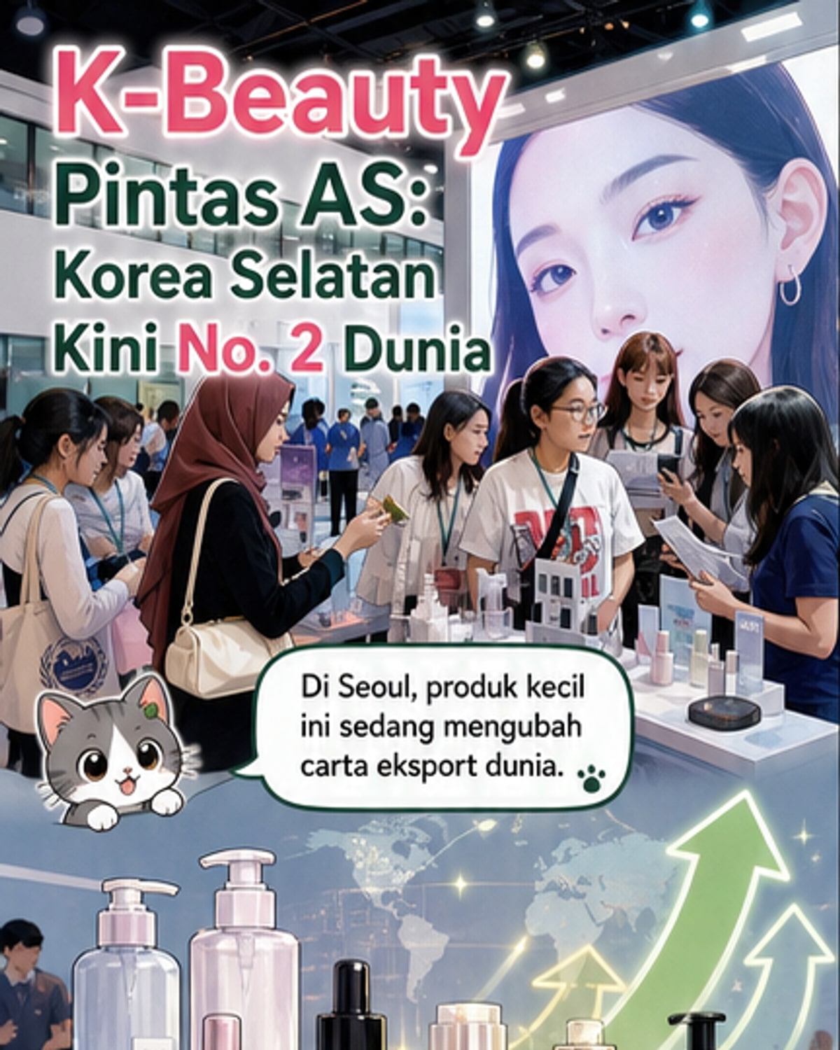 Korea Selatan naik ke tempat kedua dunia dalam eksport kosmetik