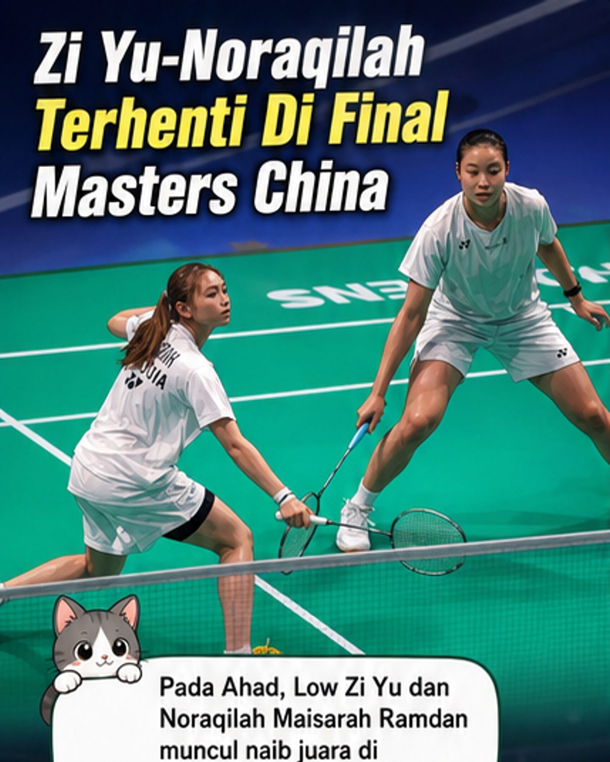 Pasangan muda Malaysia naib juara Masters China