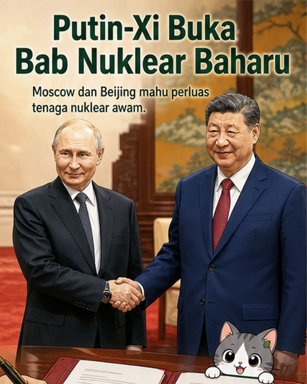 Rusia & China Perkukuh Kerjasama Nuklear