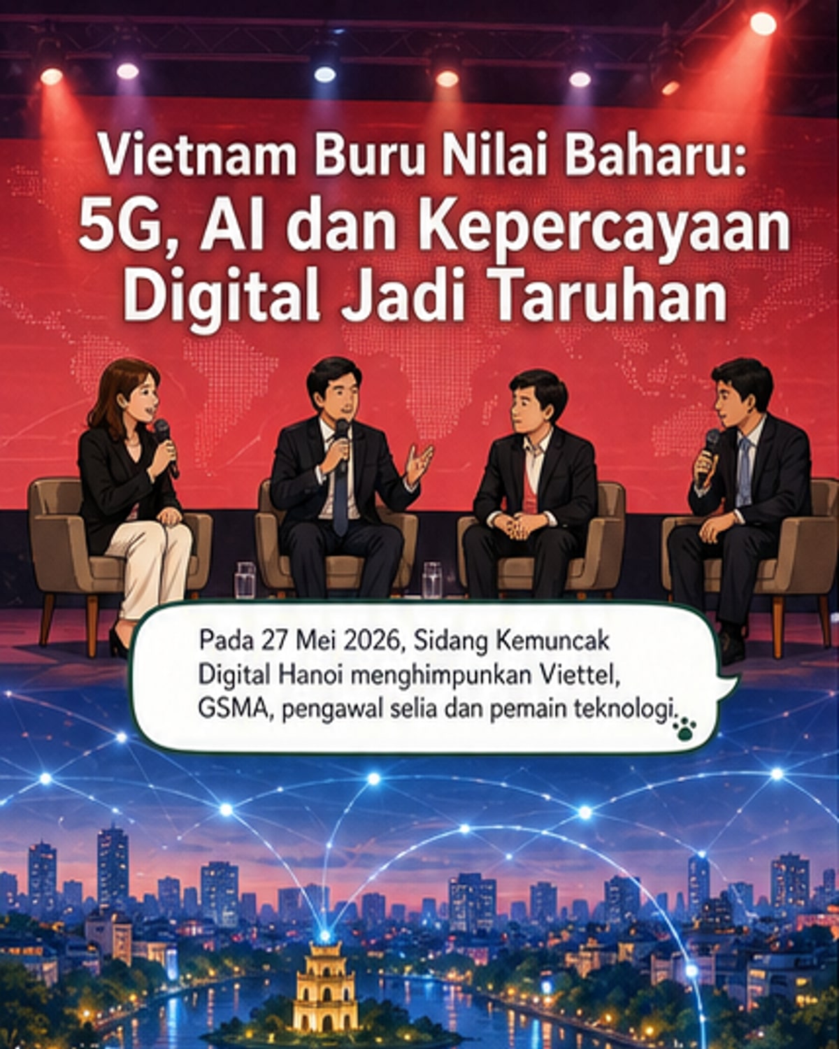 Viettel dan GSMA bincang masa depan digital Vietnam