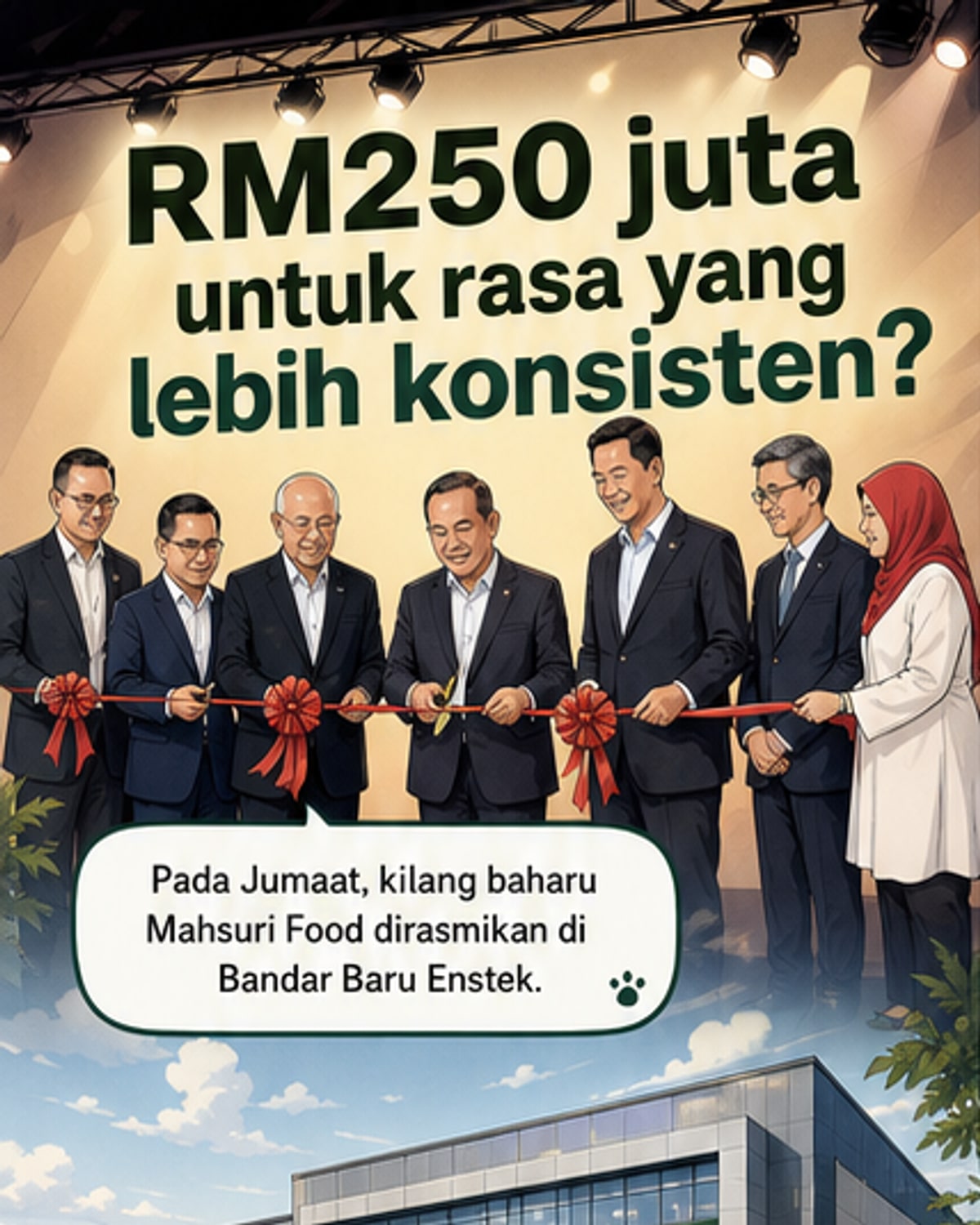 Kilang Baharu Mahsuri Food Bermula Operasi