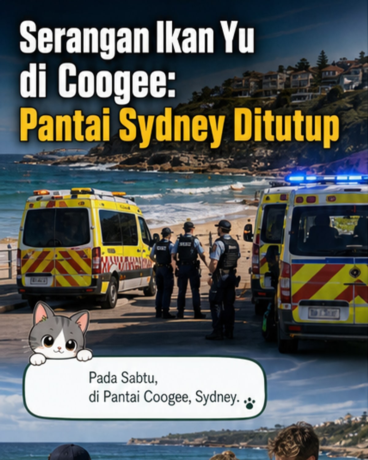 Serangan Ikan Yu di Pantai Sydney