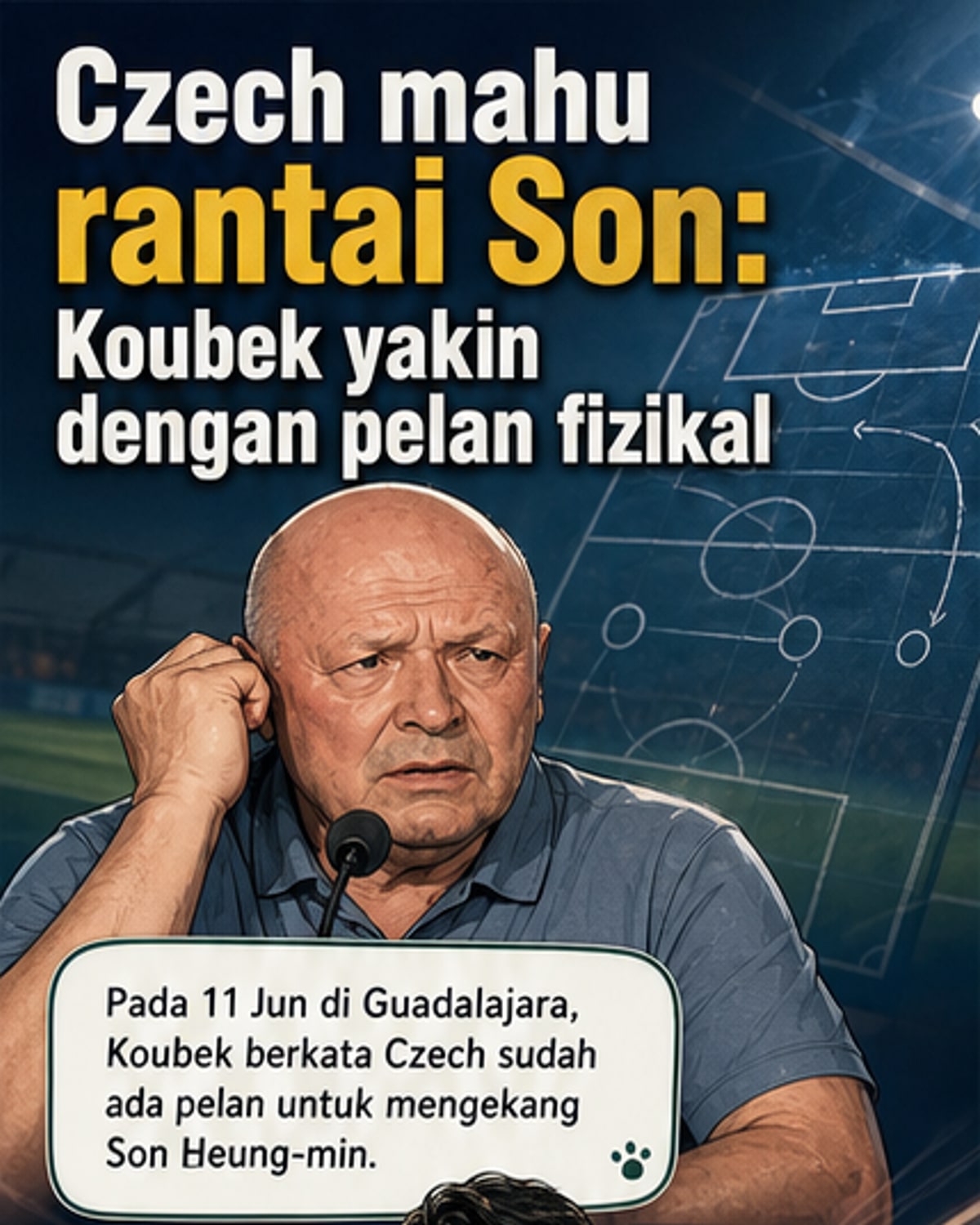Czech sedia rantai Son Heung-min