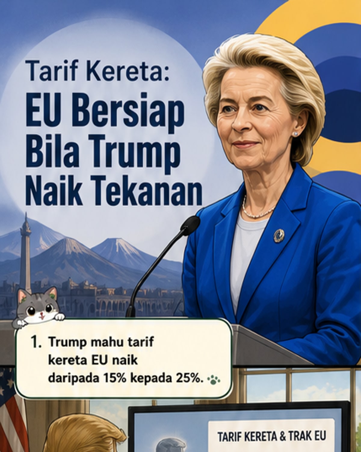EU bersedia hadapi ancaman tarif Trump