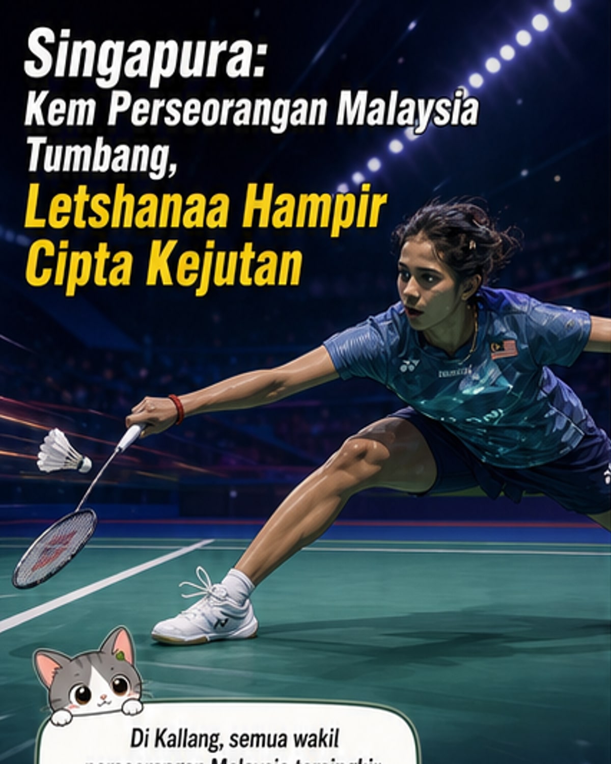 Semua wakil Malaysia tersingkir awal