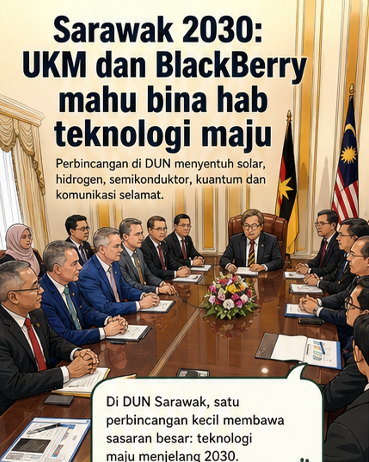 UKM dan BlackBerry sokong Sarawak jadi hab teknologi