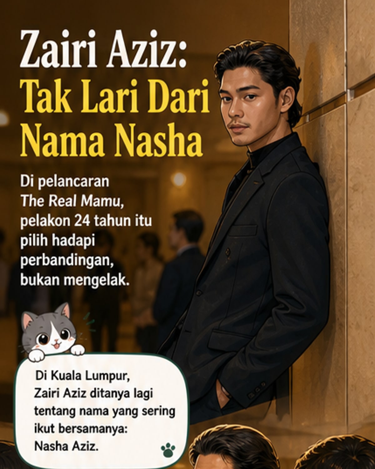 Zairi Aziz: Saya tak mahu lari dari bayang Nasha