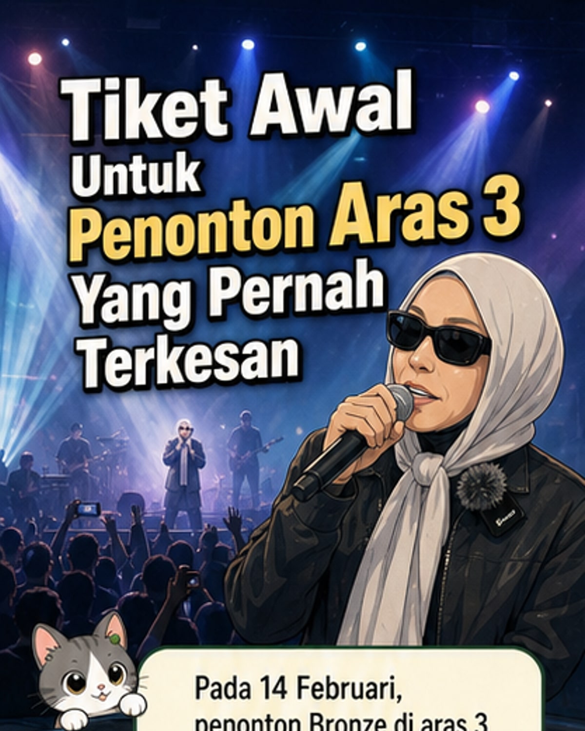 Rockqueen Ella Beri Hak Beli Awal Kepada Mangsa Masalah Bunyi