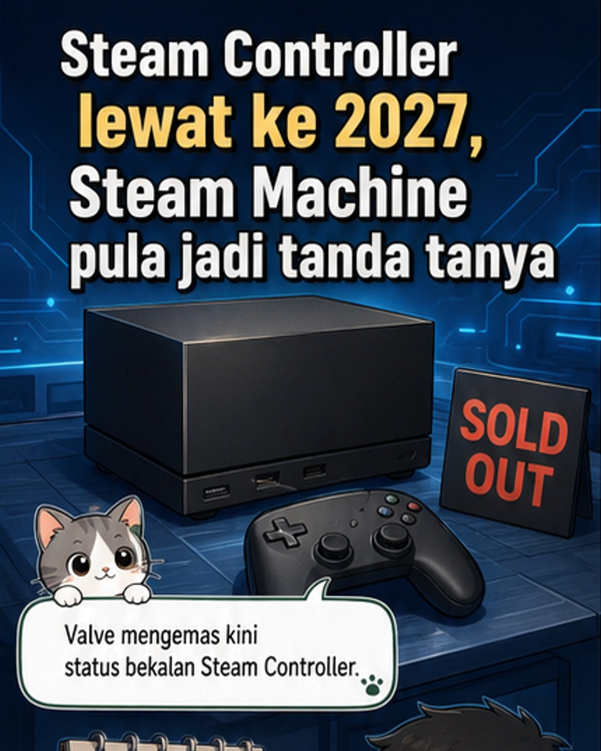 Pengawal Stim ditangguhkan hingga 2027