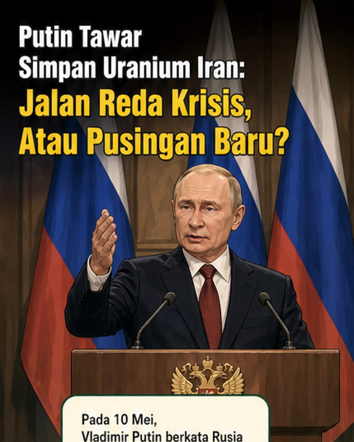 Rusia Tawar Simpan Uranium Iran