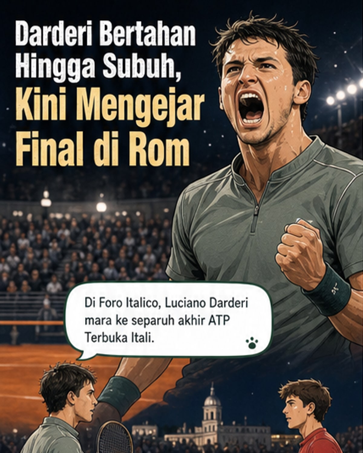 Darderi ke Separuh Akhir Itali