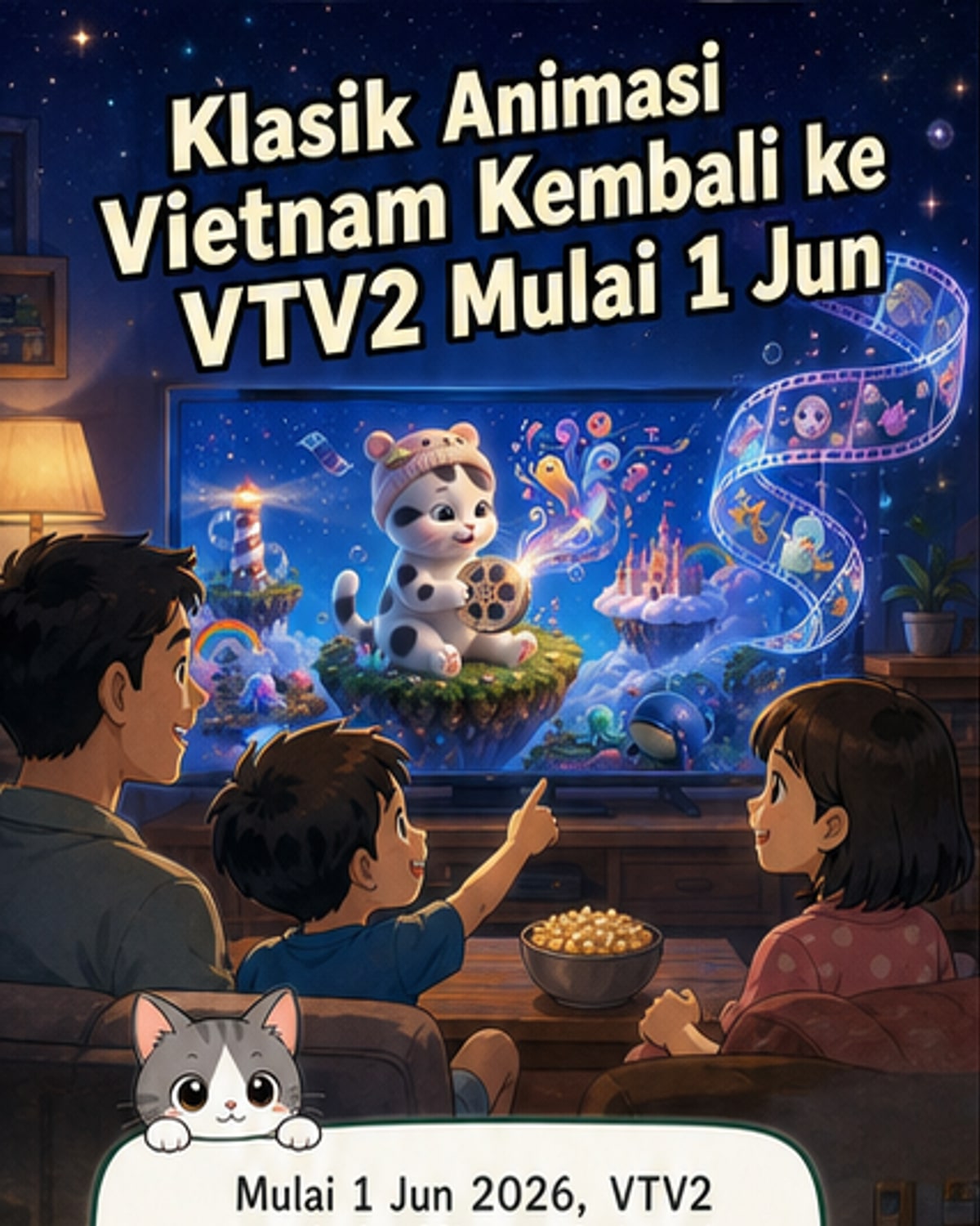 Animasi klasik Vietnam kembali di TV
