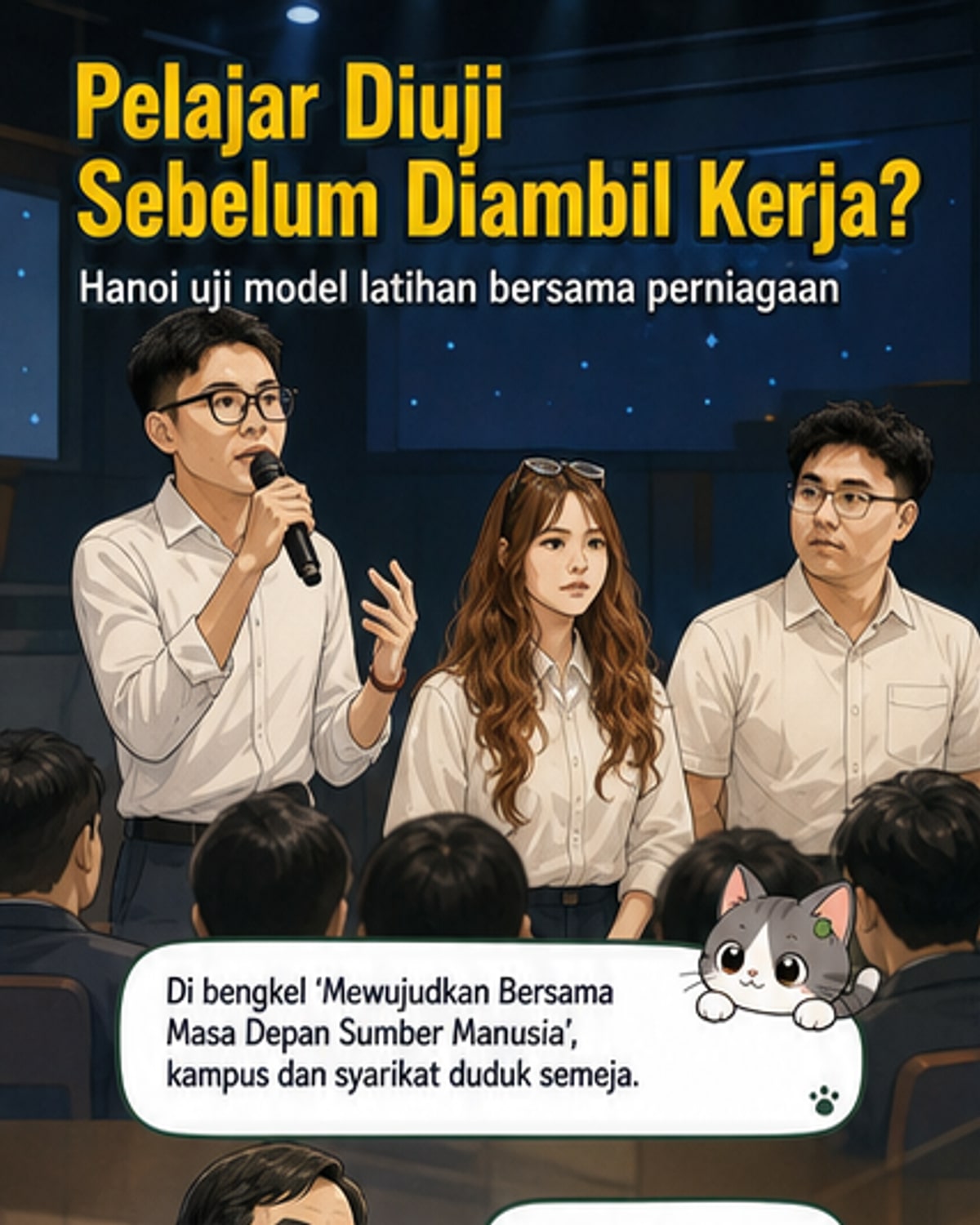 Pelajar Vietnam latih kemahiran praktikal bersama syarikat