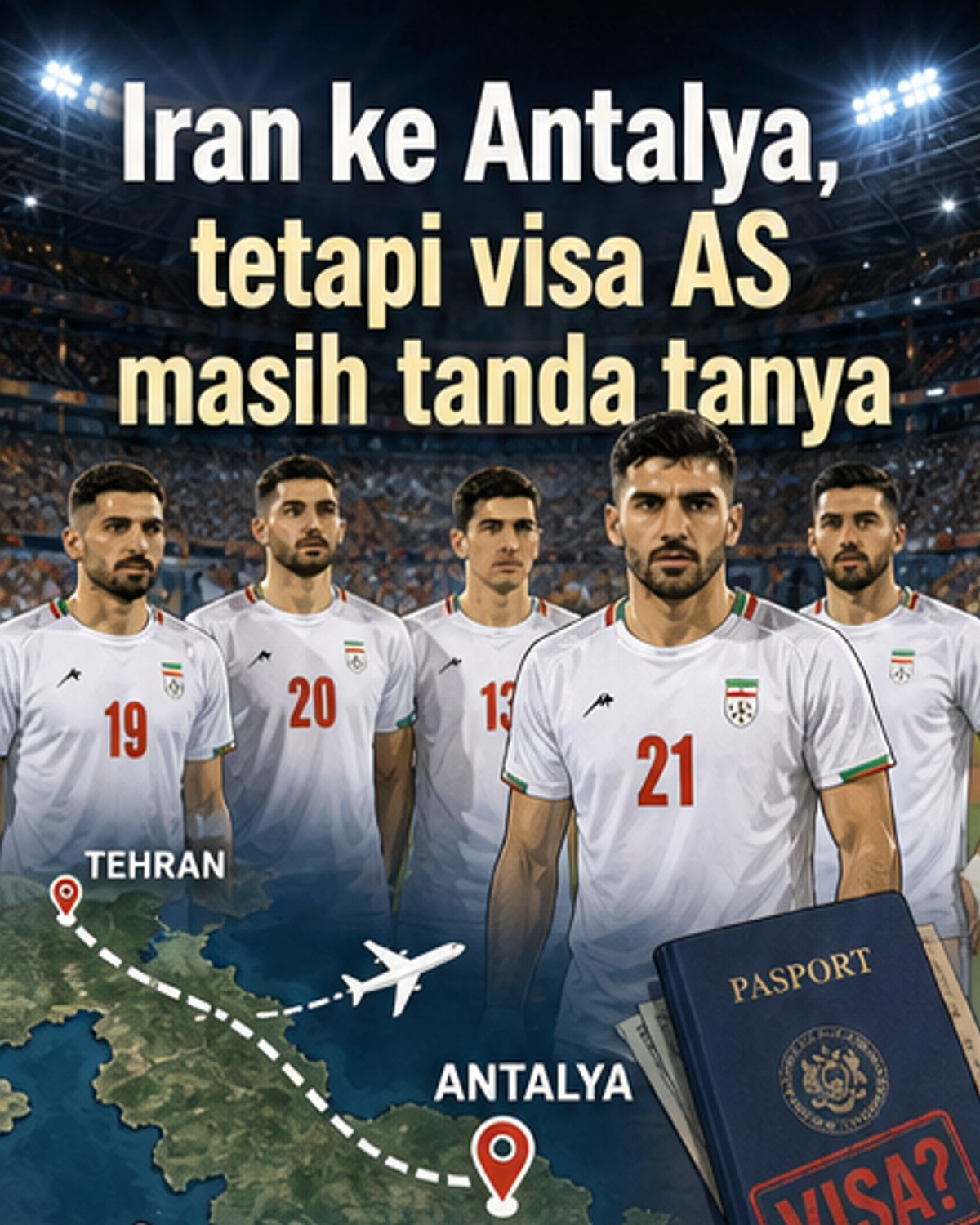 Iran ke Turki latih tanding sebelum Piala Dunia