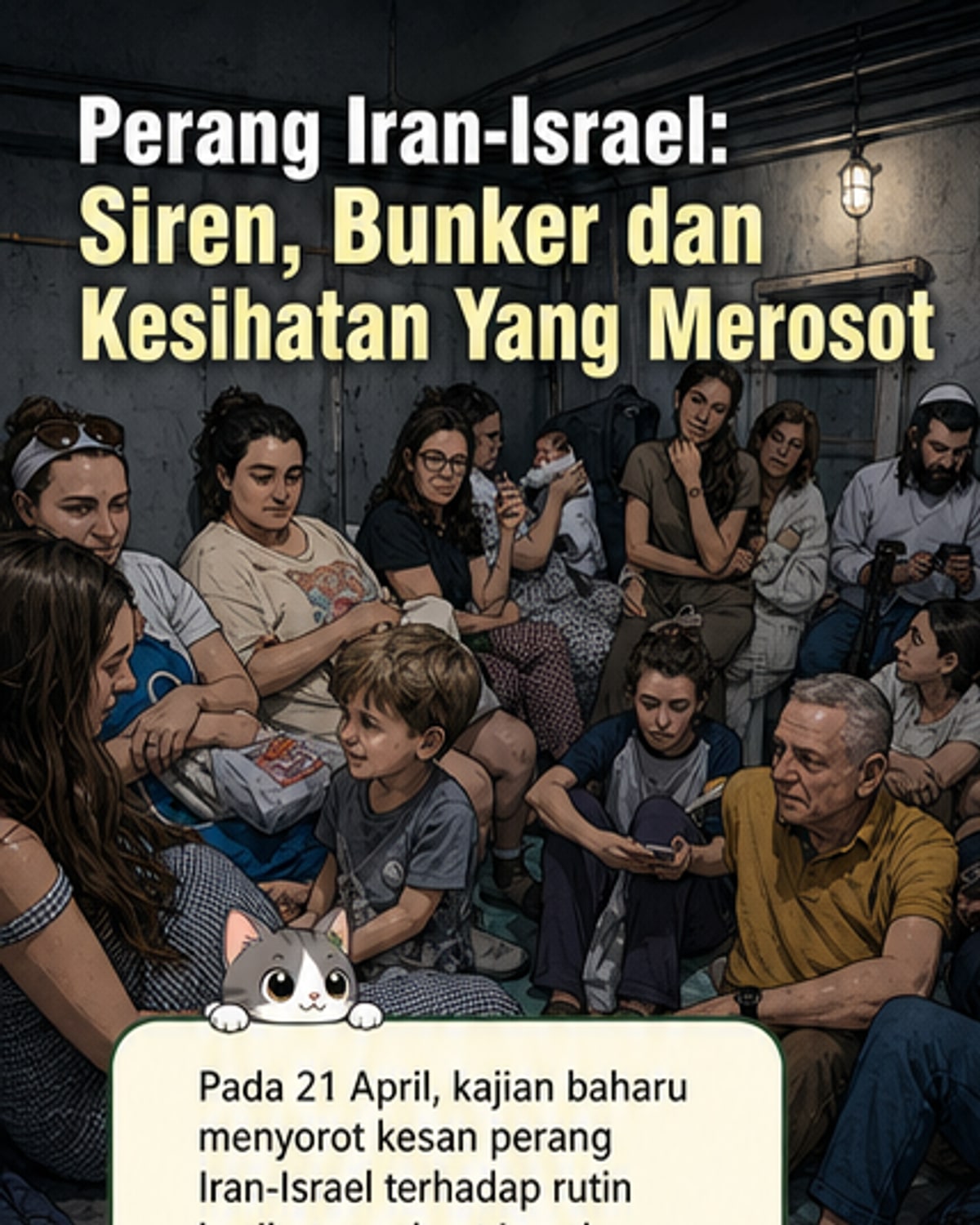 Kesihatan awam Israel terjejas akibat konflik