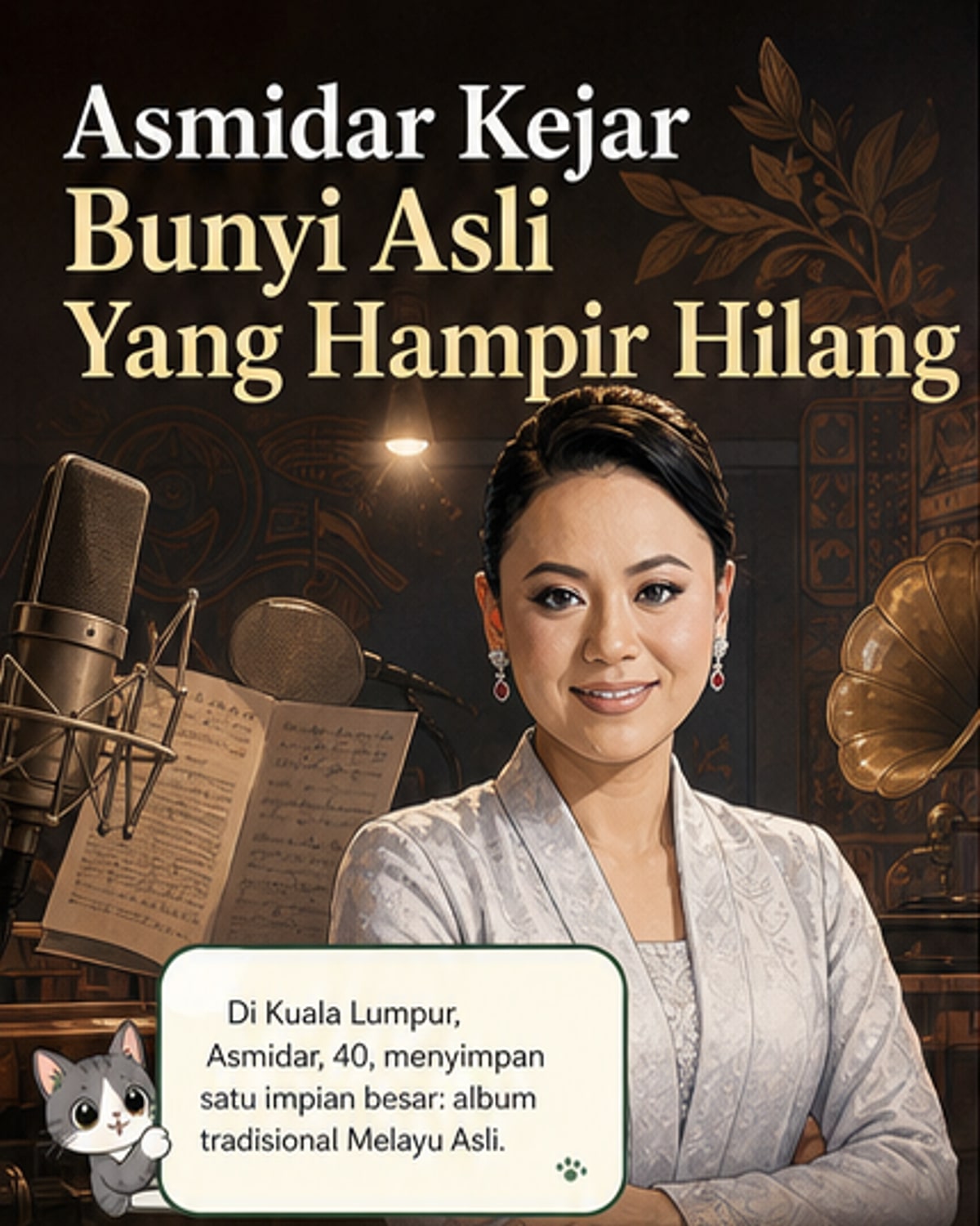 Asmidar Impi Hasilkan Album Tradisional Melayu Asli