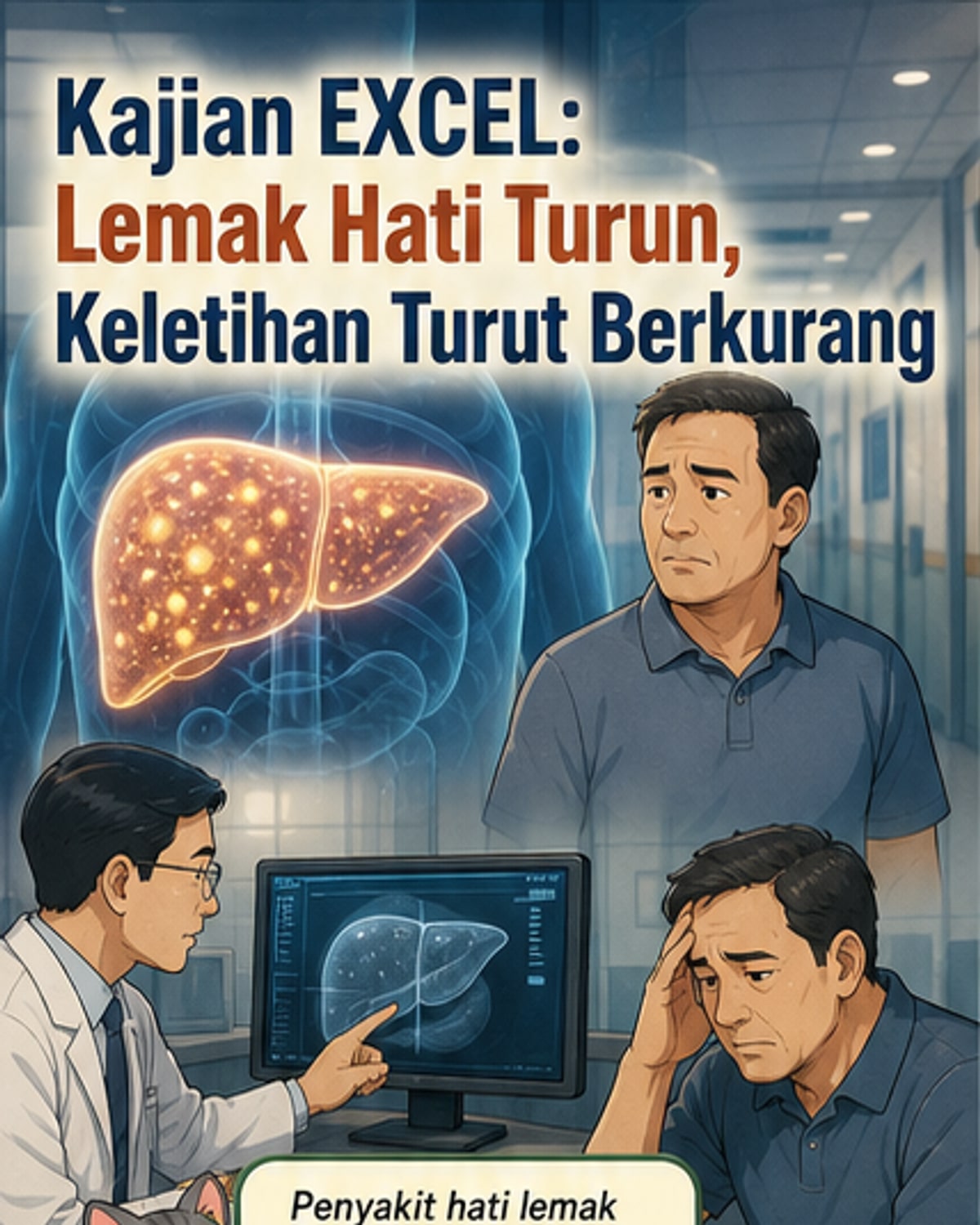 Fosfolipid penting bantu kurangkan lemak hati