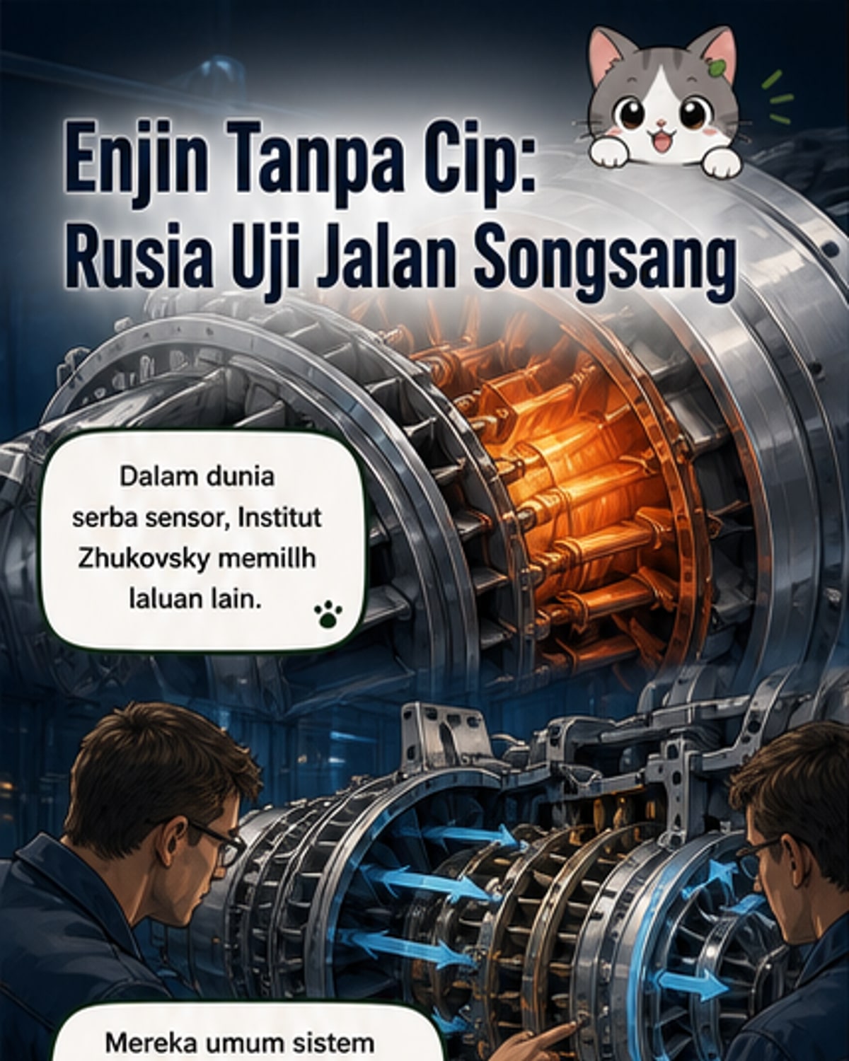 Rusia cipta sistem penyejukan enjin tanpa cip