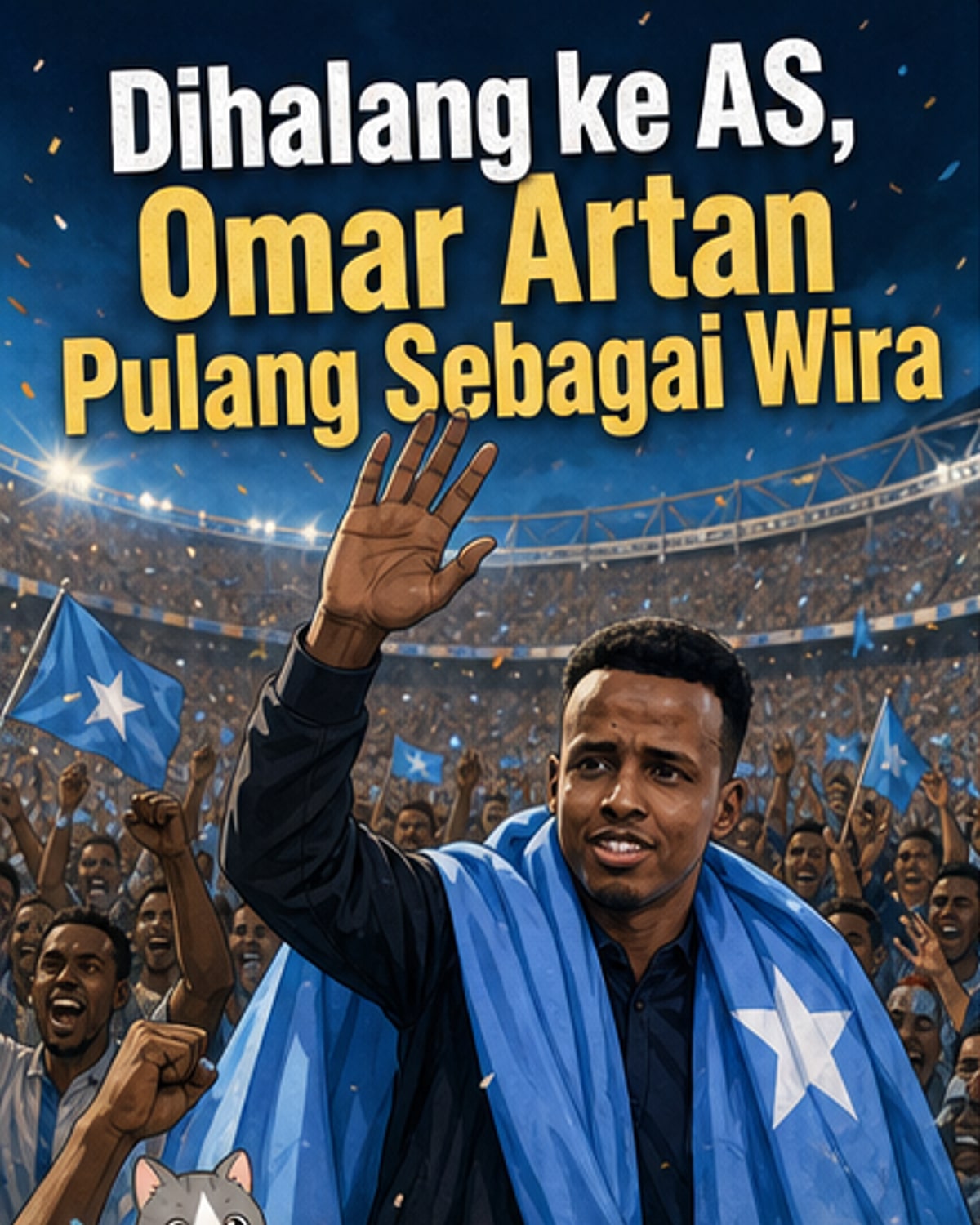 Pengadil Somalia Ditolak Masuk AS