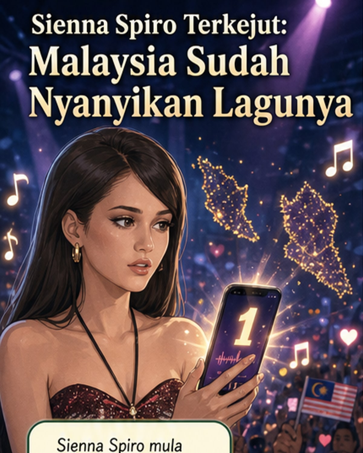 Sienna Spiro Terkejut Sokongan Malaysia