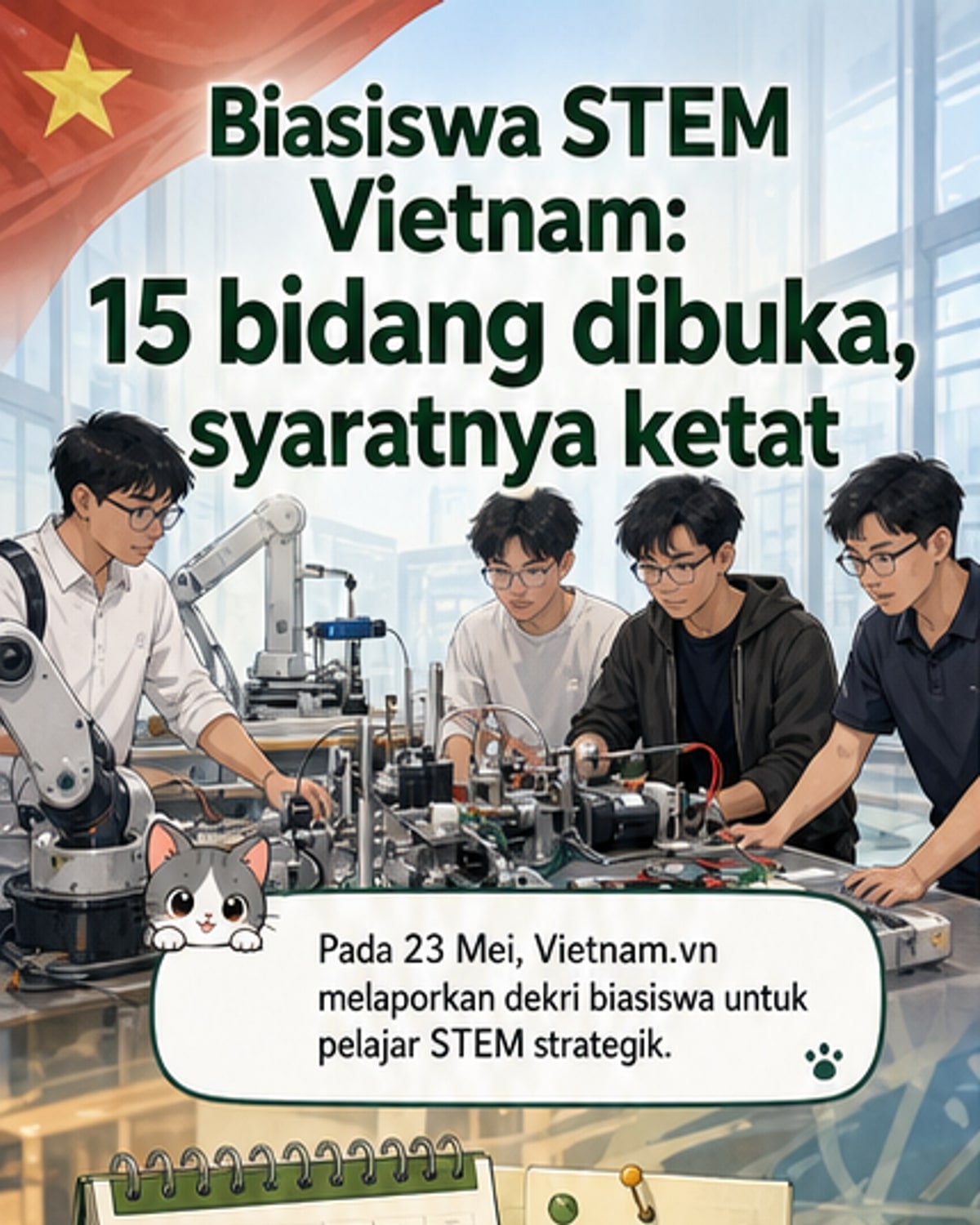 15 bidang teknologi strategik layak dapat biasiswa