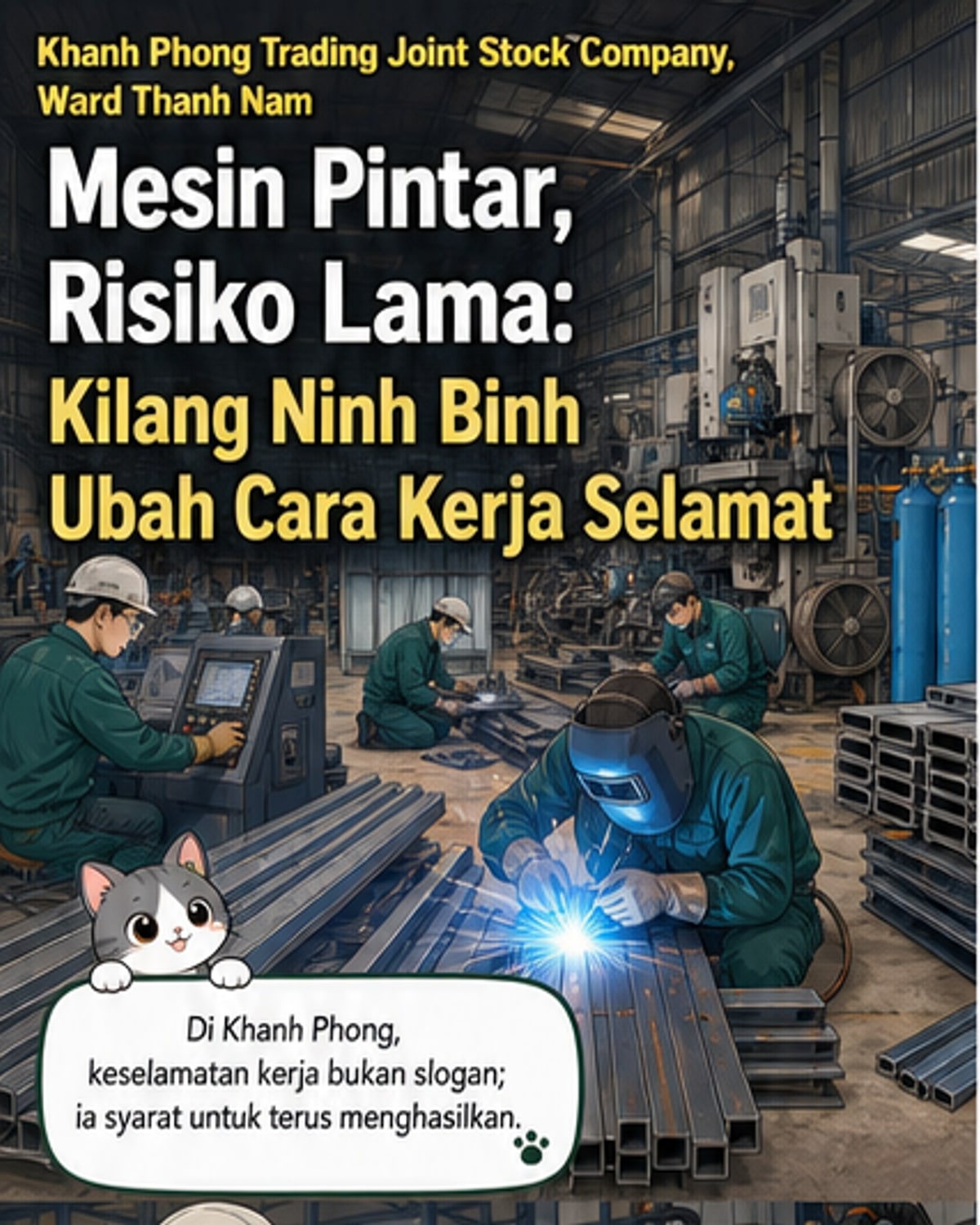 Teknologi tingkatkan keselamatan pekerja di Vietnam